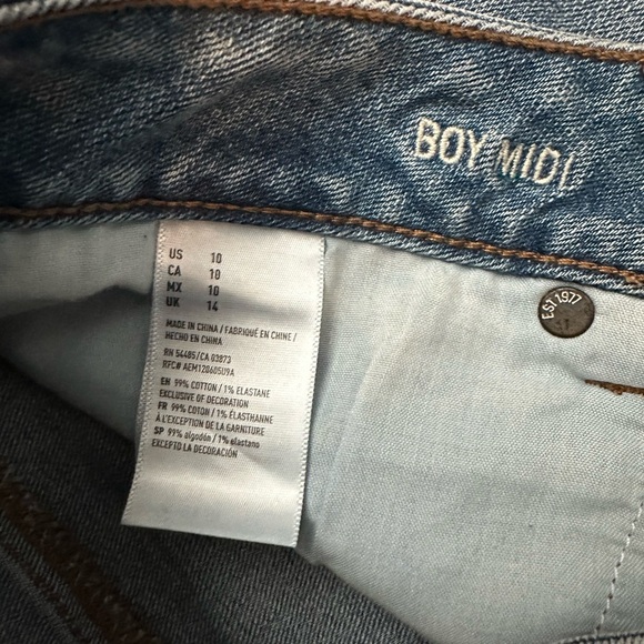 American Eagle Boy Midi Denim Short - Picture 4 of 6